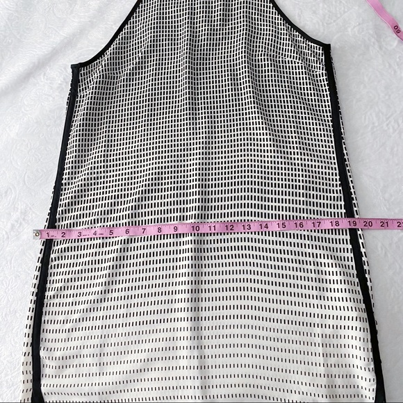 Silky Black & White Slip Dress - Picture 3 of 9